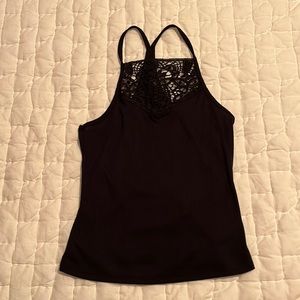 Black crop top - new without tags